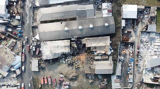 Yanan Fabrikada Kayıp İşçinin Cesedine Ulaşıldı