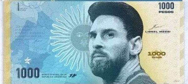 Arjantin hükümetinin, Lionel Messi'nin fotoğrafını banknotlara koyacağı iddia edildi.