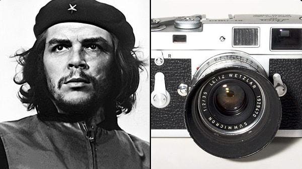 Alberto Korda'nın 1969 yılında Leica M2 ile çektiği Che Guevara fotoğrafı.