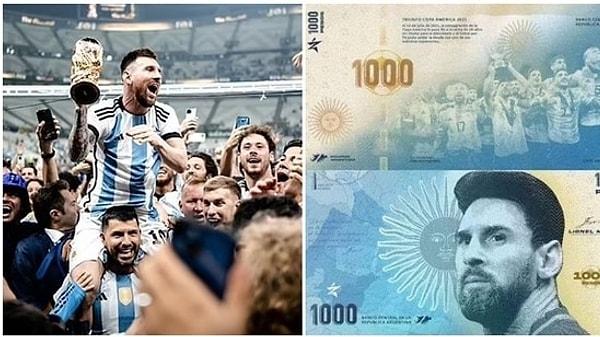 El Financiero gazetesine göre; Arjantin Merkez Bankası'nın dünya şampiyonluğu nedeniyle Milli Takımı ve Messi'yi onurlandırmak için özel bir para basmayı planlıyor.
