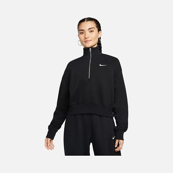 1. Nike Sportswear Phoenix Fleece Oversized Crop Sweatshirt