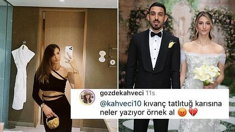 Fenerbahçeli İrfan Can Kahveci'ye Eşinden 'Kıvanç Tatlıtuğ Romantikliği' Göndermesi