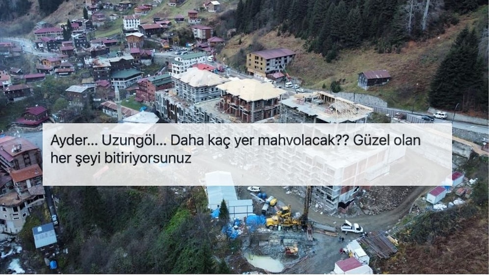 Betona Boğulan Ayder Yaylası Sosyal Medyanın Gündeminde