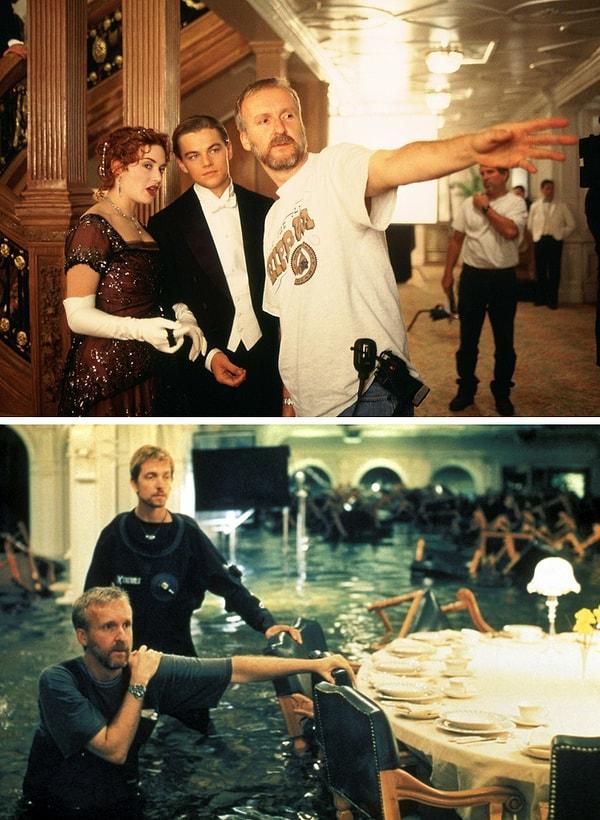 20. Yapımcı James Cameron, Titanic filminin her detayını anlatmaya çalışıyor.