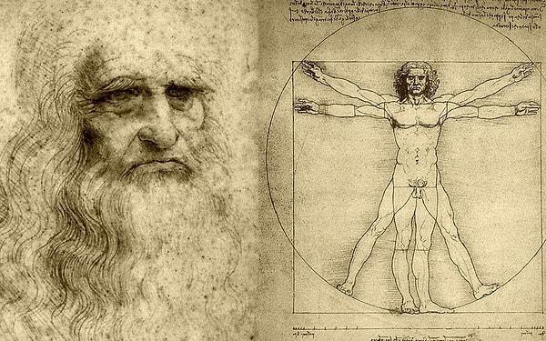 25. Michelangelo ve Leonardo Da Vinci, insan vücudunun evrimini resmetmişti.