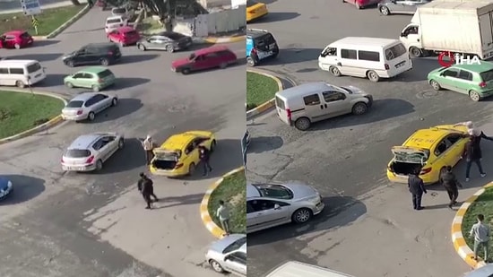 "Kısa Mesafeye Gitmem" Dedi: Müşteri Taksinin Camlarını Kırdı