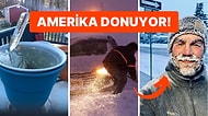 Amerika Kara Kışa Teslim! Ülkenin Dört Bir Yanından Soğuk Havanın Ciddiyetini Gözler Önüne Seren Görüntüler