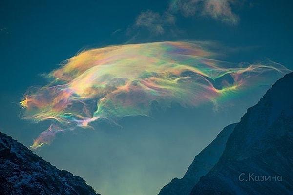 15. Sibirya'da görüntülenen bulutlar 👇