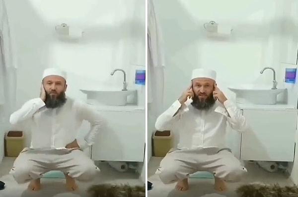 Peygamber'in küçük ve büyük tuvaletini nasıl yaptığını anlatan Hüseyin Çevik, sosyal medyada gündem oldu. Çevik, peygamberin küçük tuvaletini yaparken, sol böbreğini sıktığını sağ kulağını da kapadığını söyledi.
