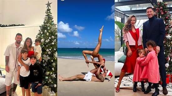 İmrendik! Futbol Dünyasının Yıldızlarının Noel Pozları Gözleri Kamaştırdı