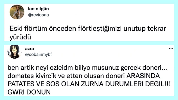 Dönüp Dolaşıp Aynı Kişiye Yürüyenlerden Dümdüz Döner Yeme Özlemine Son 24 Saatin Viral Tweetleri