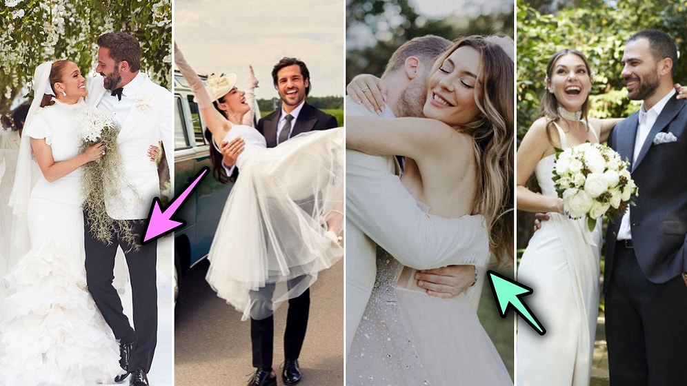 Bize de Nasip Olur mu? 2022 Yılında İlişkilerini Bir Sonraki Boyuta Taşıyarak Dünyaevine Giren 28 Ünlü Çift 💍