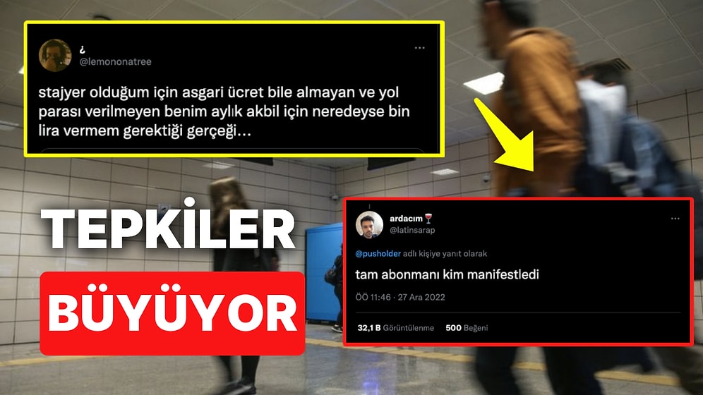 İstanbulkart Zammına Tepkiler Çığ Gibi Büyüyor: "Akbili Kim Manifestledi?"