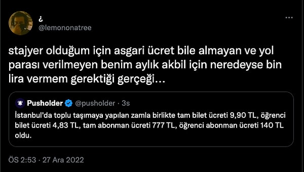 Toplu taşıma zammı tepkileri çığ gibi büyümeye devam ediyor. Siz bu konu hakkında neler düşünüyorsunuz?