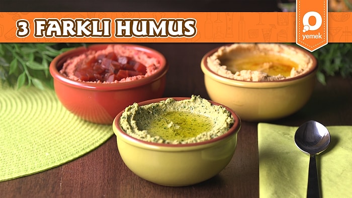 Sofranın Yıldızı Olacak 3 Farklı Humus Nasıl Yapılır?