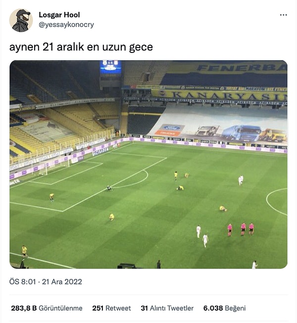 6. Fenerbahçeliler için can yakıcı bir an...