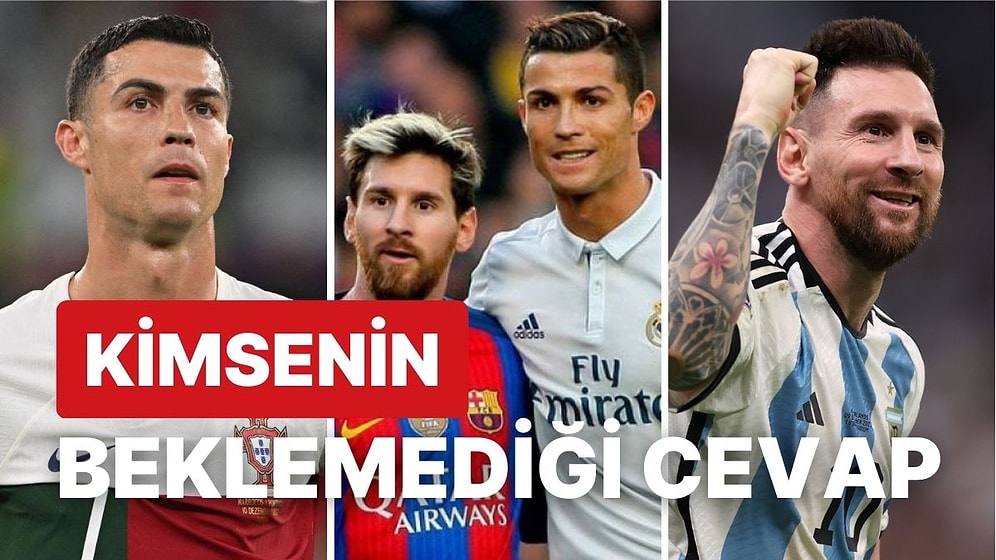 Kral Hareket! Yıldız Futbolcu Lionel Messi'nin Bir Programda Verdiği Ronaldo Cevabı Herkesi Mest Etti