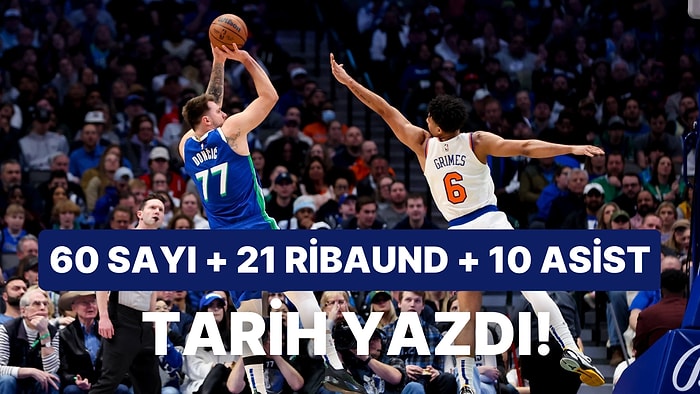 İnsanüstü Performansıyla NBA Tarihine Geçip Rekorları Altüst Eden Luka Doncic İzleyenleri Büyüledi!