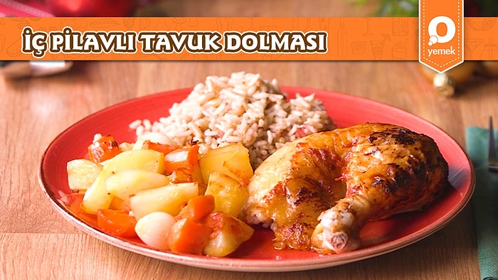 Kuruyemişli İç Pilavlı Tavuk Dolması Nasıl Yapılır?