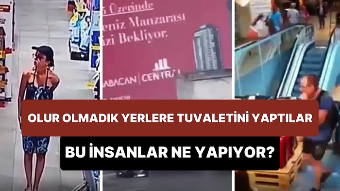 Olur Olmadık Yerlerde Tuvaletlerini Yapan İnsanlar: Kimisi Hastane Koridoruna, Kimisi AVM Zeminine Bıraktı!