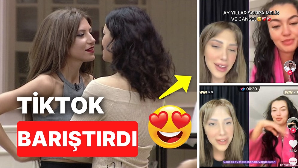 Davalık Olmuşlardı: Eski Kısmetse Olur Yarışmacıları Melis ve Cansel TikTok'ta Barıştı