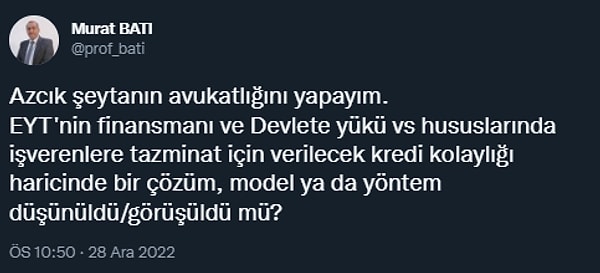 Görülmedi ki bunun da bir parasal genişleme olduğunu düşünürsek...