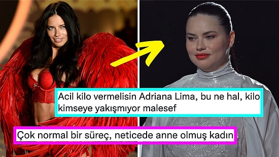 Doğum Sonrası İlk Kez Podyuma Çıkan Adriana Lima'nın Fotoğrafı Sosyal Medyayı İkiye Böldü!