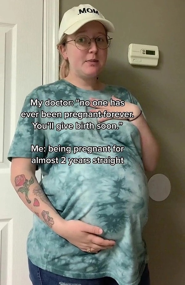 12. 2 yıldır hamile olduğunu iddia eden kadın hepimizin beynini yaktı.