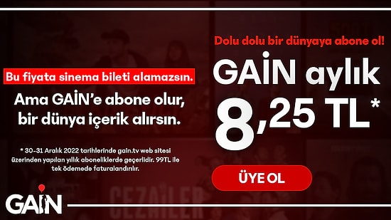 GAİN’den 2. Yaşına Özel 2 Günlük Kampanya: Yıllık Abonelik Ayda Yalnızca 8,25 TL!