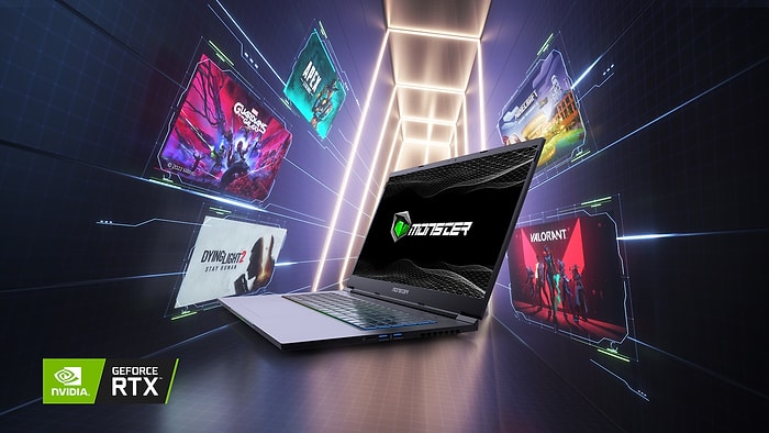 Oyuncu ve İçerik Üreticilerin Gözbebeği Monster Notebook’lar artık NVIDIA GeForce RTX 30 Serisi ile Daha Güçlü