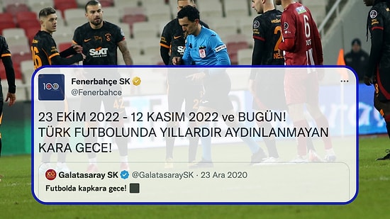 Fenerbahçe'nin Galatasaray'a "Futbolda Kara Gece" Göndermesi Yaptığı Paylaşımındaki Dikkat Çeken Tarihler