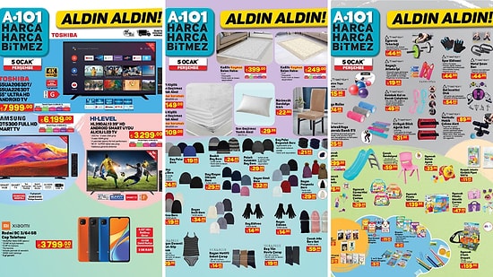 5 Ocak 2023 A101 Aldın Aldın Kataloğu