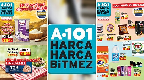 31 Aralık 2022 - 6 Ocak 2023 A101 Haftanın Yıldızları Kataloğu