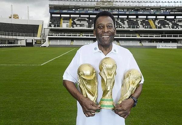 Brezilyalı futbol efsanesi Pele, hayatını kaybetti. Uzun süredir sağlık sorunlarıyla boğuşan Pele, 82 yaşında vefat etti.