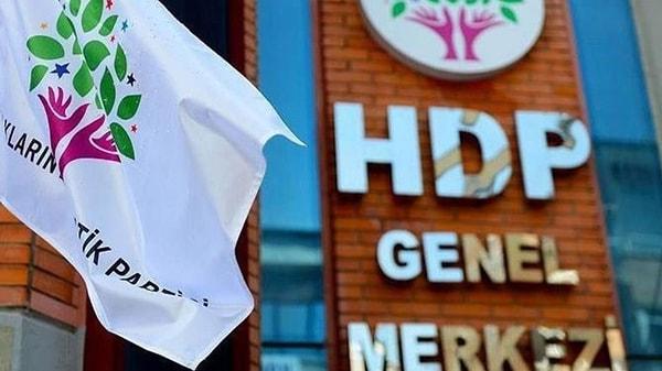 HDP’ye 2023 için toplam 539 milyon TL hazine yardımı yapılacaktı