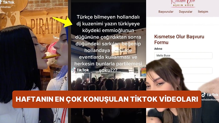 Kısmetse Olur Programına Başvuru Yapan Melis'ten, Kendi Sütünü Sağıp İçen Kullanıcıya: Haftalık TikTok Gündemi