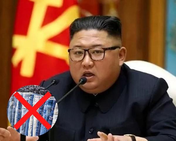 7. Kuzey Kore'de kot pantolon giymek yasaktır.