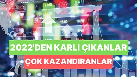 Enflasyonla Geçen 2022 Para da Kazandırdı! Hangi Hisseler Yatırımcısını Zengin Etti? Altın mı Dolar mı?