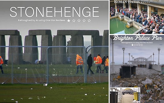 Художник с искусственным интеллектом переосмысливает популярные туристические места в Британии на основе сердитых отзывов на Trip Advisor