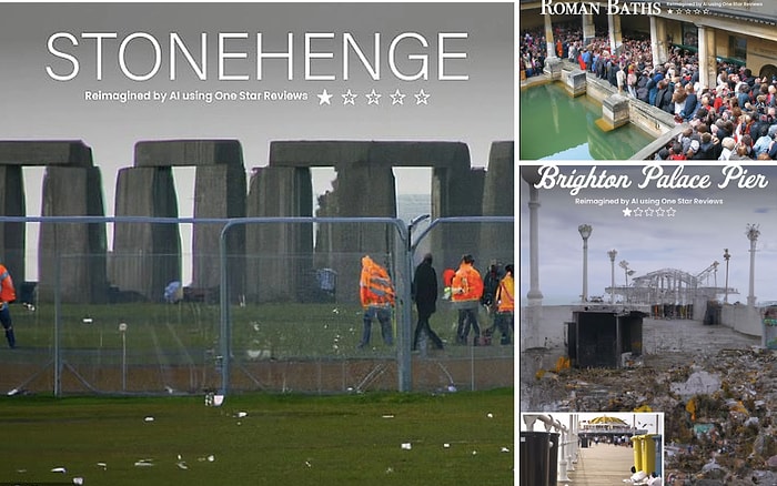 Художник с искусственным интеллектом переосмысливает популярные туристические места в Британии на основе сердитых отзывов на Trip Advisor