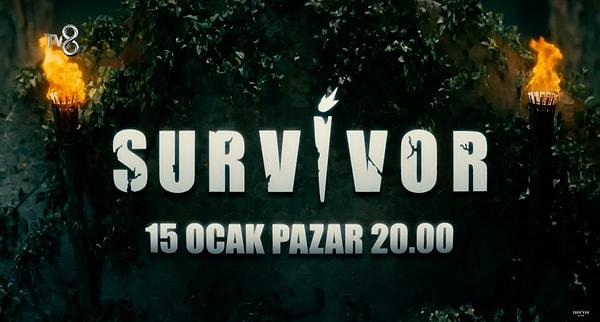 Survivor 2023 ilk bölümüyle 15 Ocak Pazar günü saat 20.00'de ekranlarda olacak.