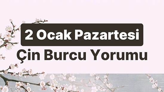 2 Ocak Pazartesi Çin Burcuna Göre Günün Nasıl Geçecek?