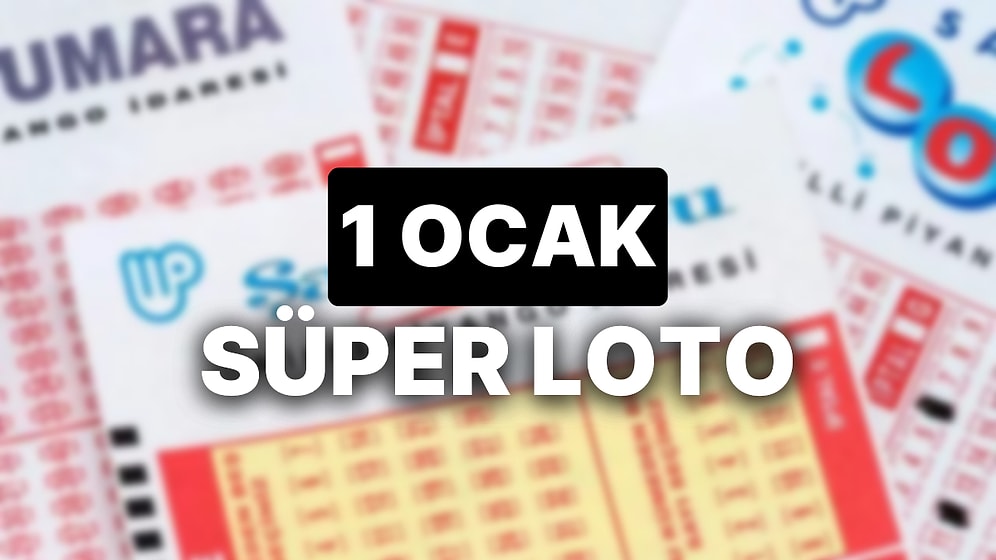 1 Ocak Süper Loto Sonuçları Açıklandı: 1 Ocak Süper Loto Sonuç Sorgulama Sayfası ve Tüm Detaylar