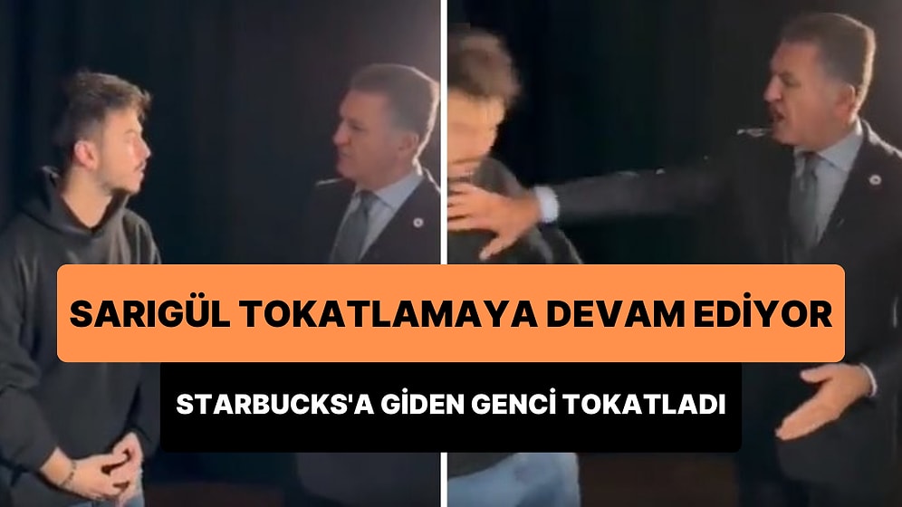 Mustafa Sarıgül, 2023'te de Tokatlamaya Devam Ediyor: Starbucks'a Gittiğini Söyleyen Genci Kadrajdan Çıkardı