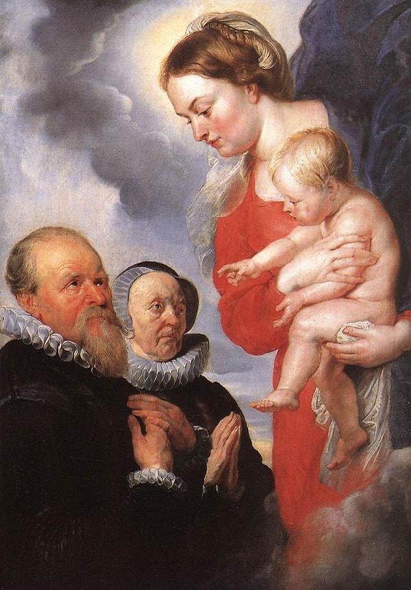 1621'de Peter Paul Rubens tarafından yapılmış olan bu tablo,  Anne Antheunis ve yakın zamanda ölen kocasının mezar anıtının bir parçası olması için resmedildi.
