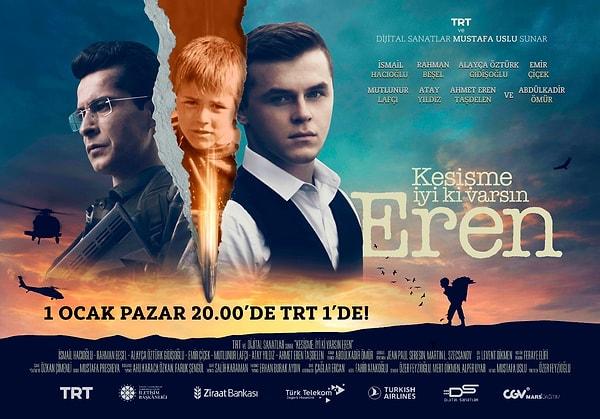 Total'de birinci sıranın sahibi TRT 1 ekranlarında yayınlanan Eren Bülbül'ün hayatını konu edinen Kesişme İyi ki Varsın Eren filmi oldu.