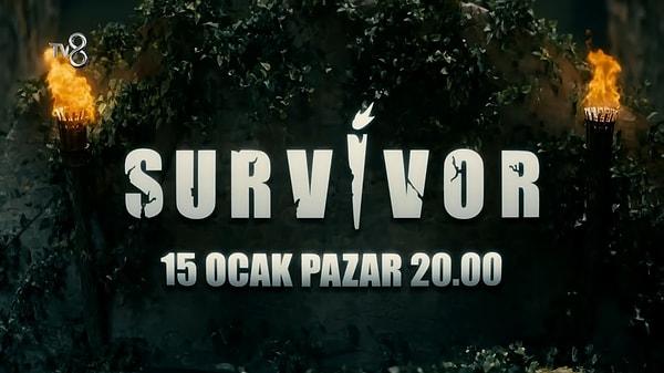 15 Ocak günü yeni sezonuyla ekranlarda olacak Survivor 2023 için geri sayım başladı.
