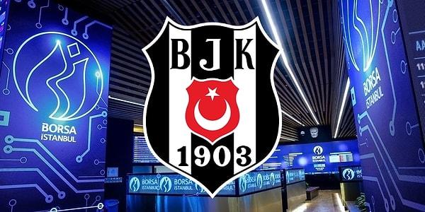 Beşiktaş, Borsa'da 3. oldu.