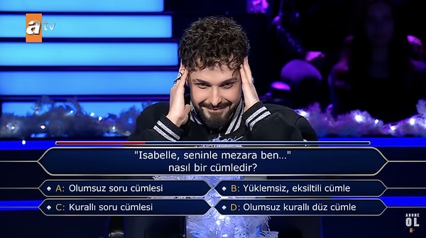 Müzik listelerini adeta sallayan 'Isabelle' şarkısını soruda gören Sefo ve Kenan İmirzalıoğlu soru karşısında eğlenceli anlar yaşadı.