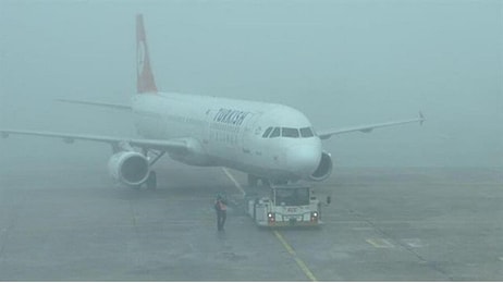 Hava Trafiğine Sis Engeli: 50 Uçak İstanbul Havalimanı'na Yönlendirildi